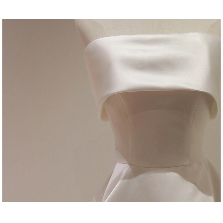 VESTIDO DE NOIVA MINIMALISTA TOMARA QUE CAIA