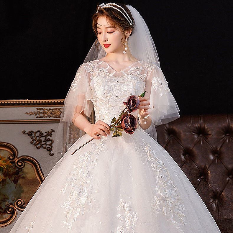 VESTIDO DE NOIVA COM RENDA MODELO ANGÉLICA