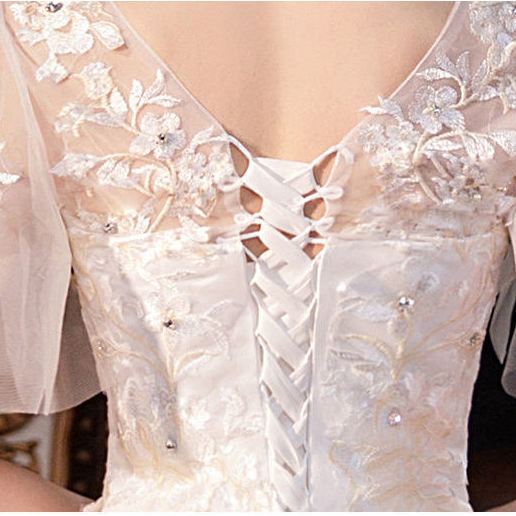 VESTIDO DE NOIVA COM RENDA MODELO ANGÉLICA